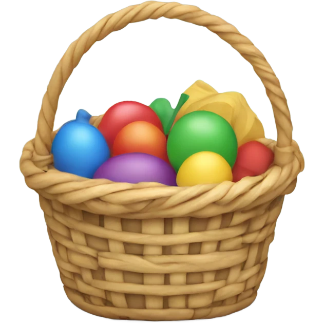Toy basket emoji