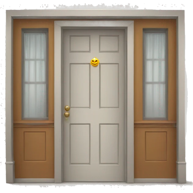 A door with parade around the door  emoji