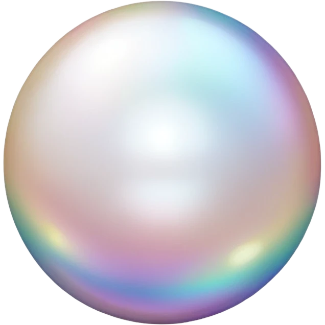 a pearl emoji