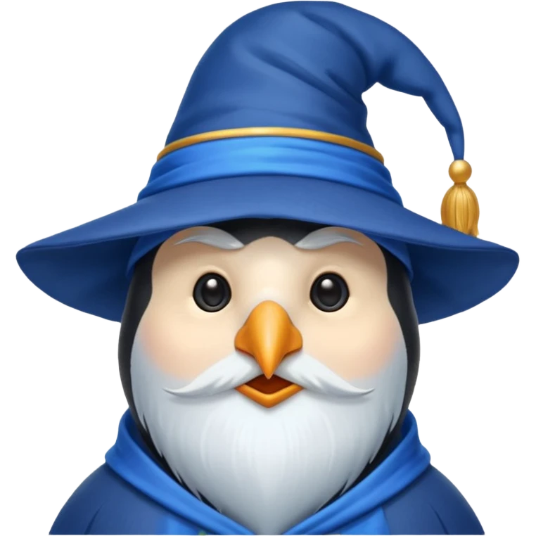 Penguin Wizard emoji