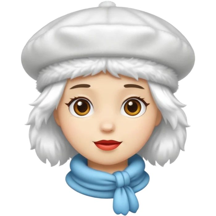 snow beret object emoji