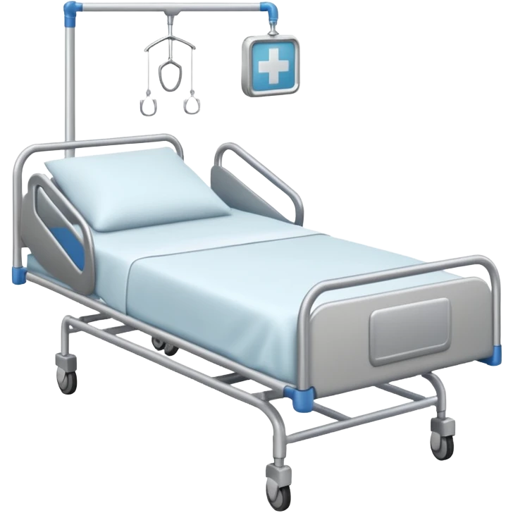 hospital bed from top angle emoji