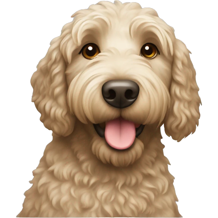 Labradoodle Christmas  emoji
