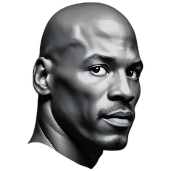 Michael Jordan logo but fill color emoji