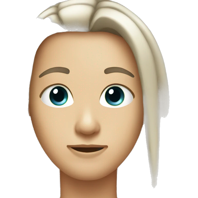 Laser hair  emoji