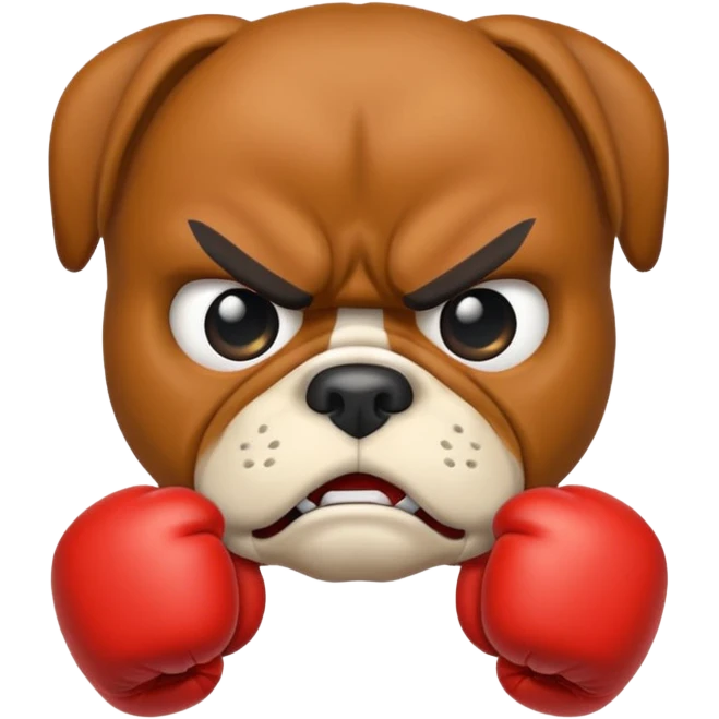 angry  boxer  emoji