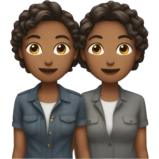 Lesbians couple emoji