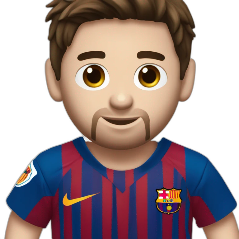 messi mostrando la camiseta emoji