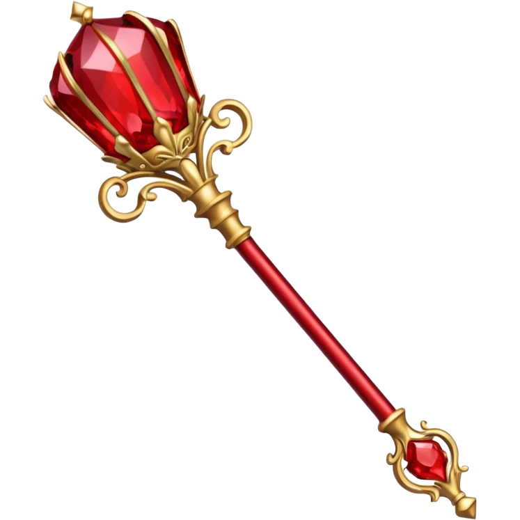 red scepter emoji
