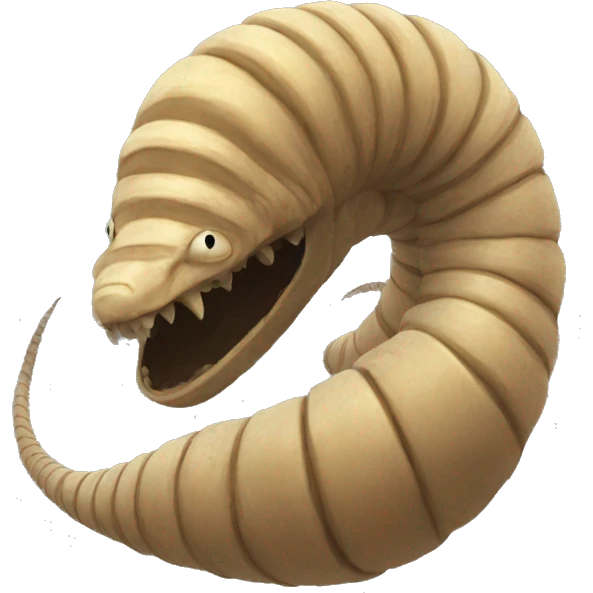 sand worms from dune emoji