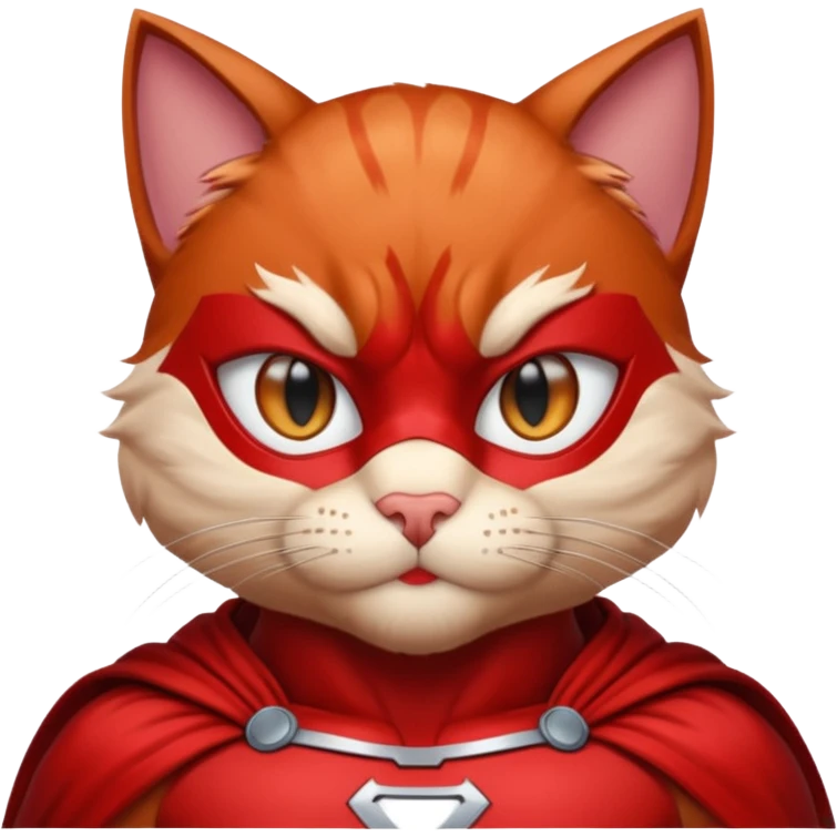  red superhero cat emoji