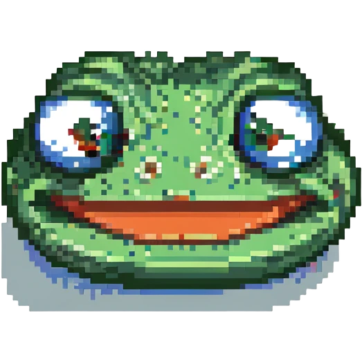 Pepe the Frog meme smiling emoji