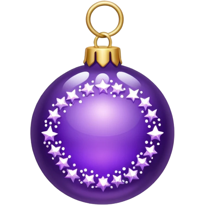 purple holiday emoji