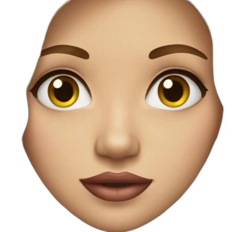 fille  maquillé emoji