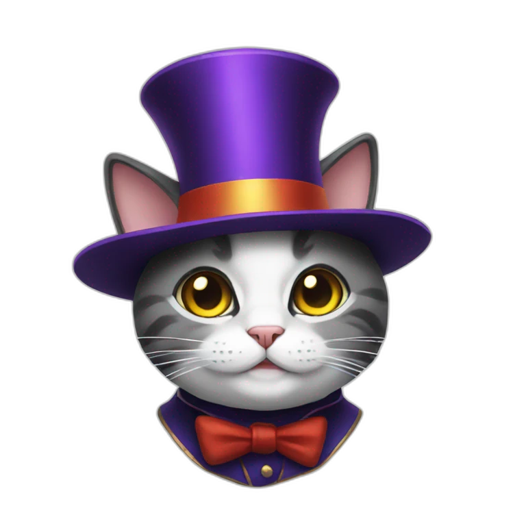 Magician cat emoji