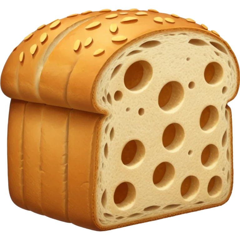 sliced loaf without face  emoji