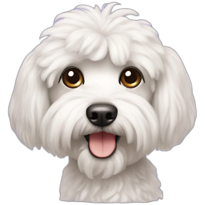 Maltese poodle emoji