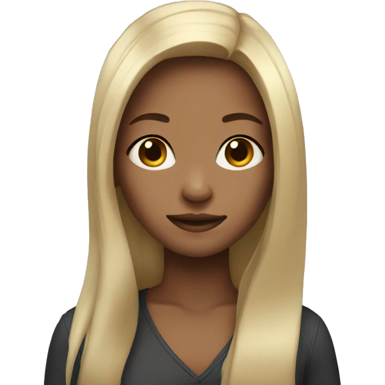girl with long hair emoji