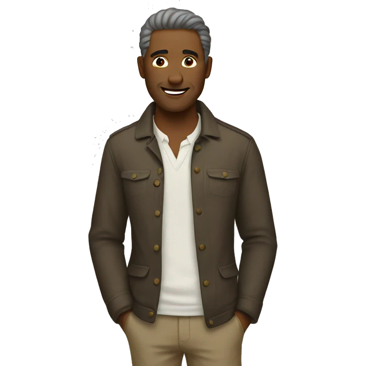 man hangouting with women emoji