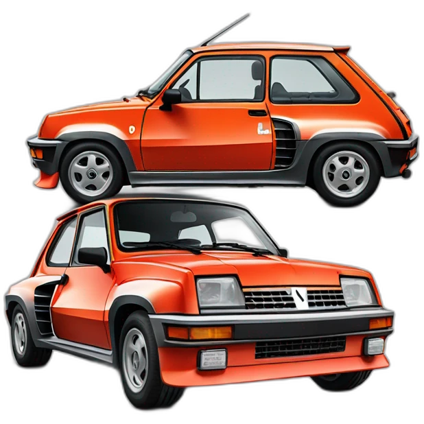 renault 5 turbo 2 emoji