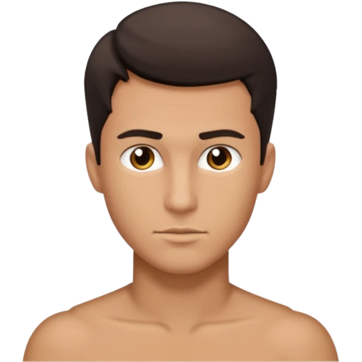 A handsome guy looks bold and brash emoji