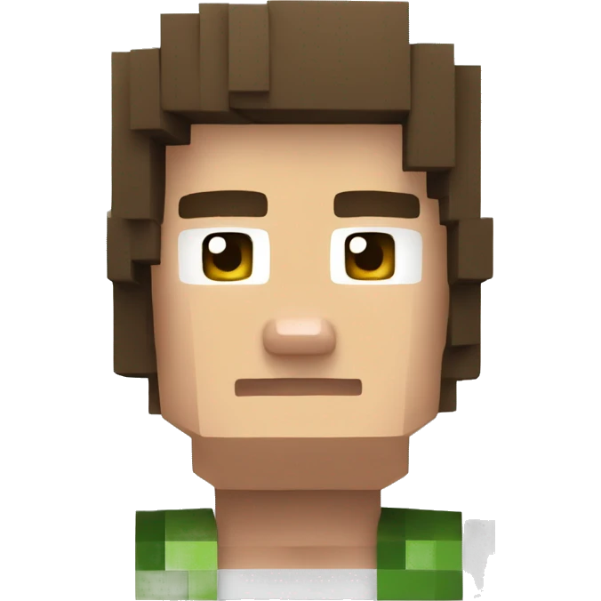 Minecraft Steve emoji