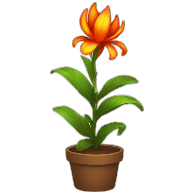 Fire-flowers emoji