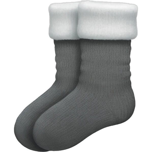Neutral Winter socks emoji