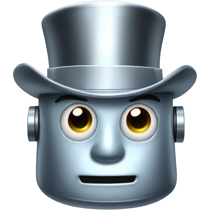 robot tipping hat emoji