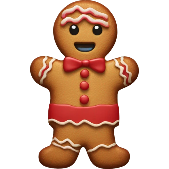 red gingerbread cookie emoji