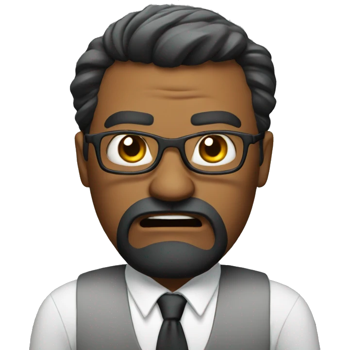 Angry teacher emoji