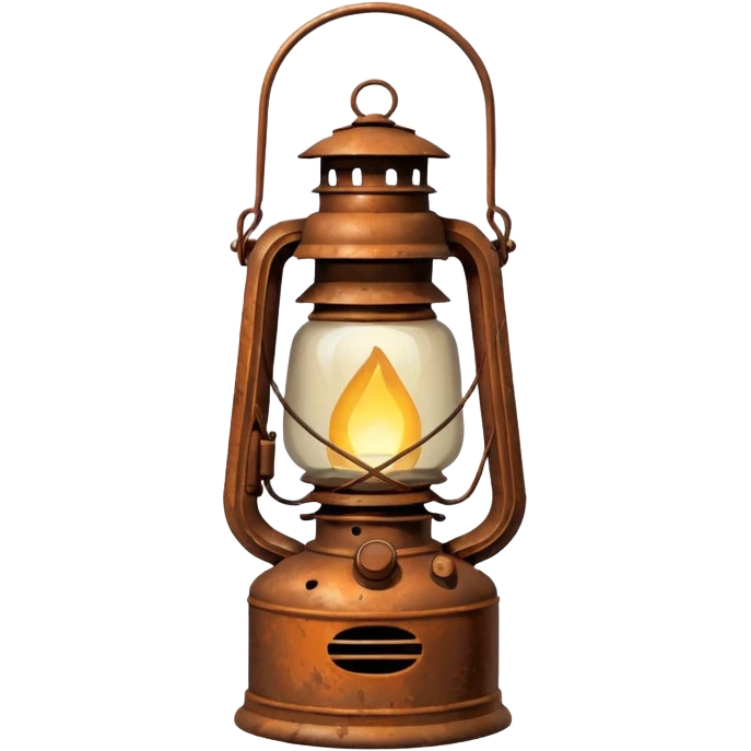 old lantern emoji