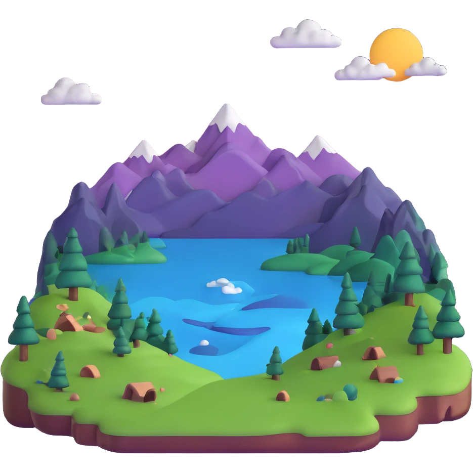 Alpine landscape emoji