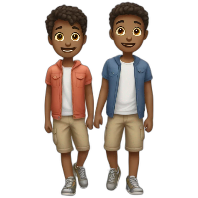 two boys love emoji