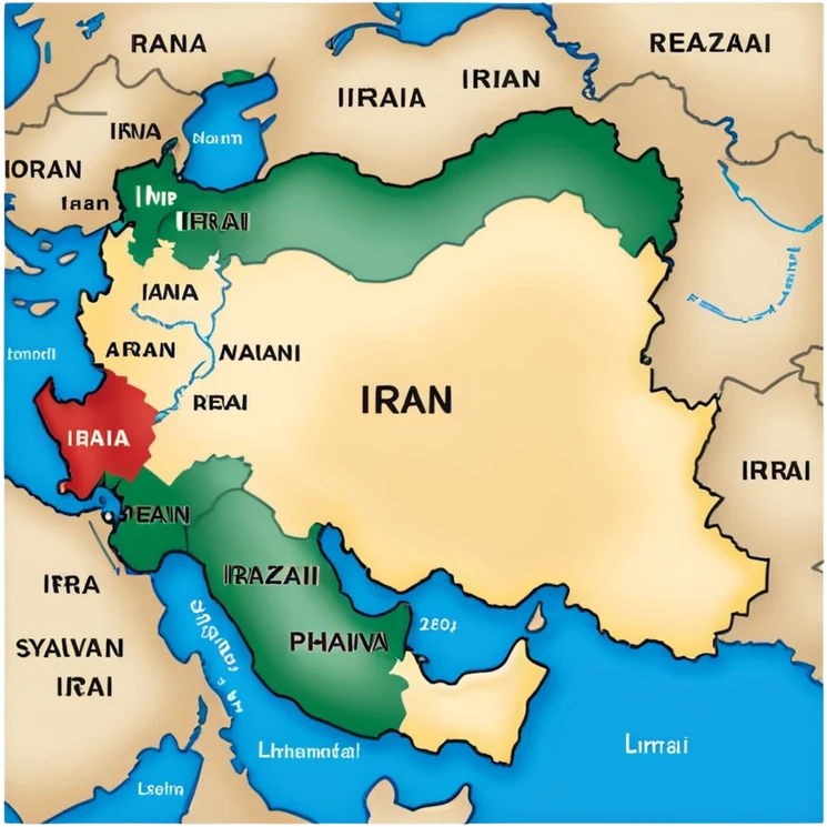 عکس نقشه ایران دوره محمد رضاشاه پهلوی emoji