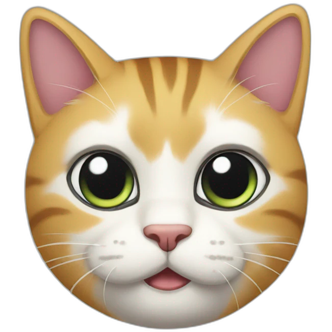 gatos abrazados emoji