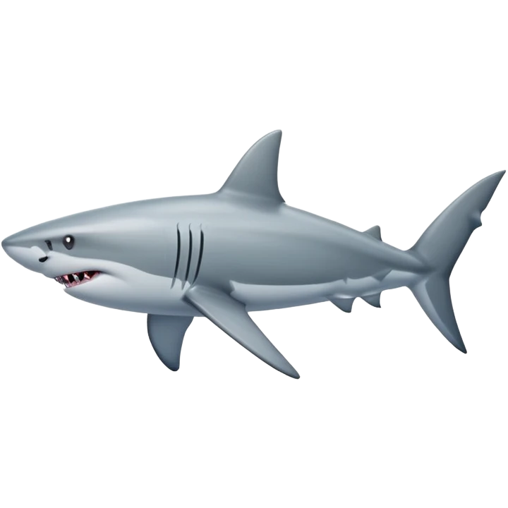 shark with middle fin up emoji