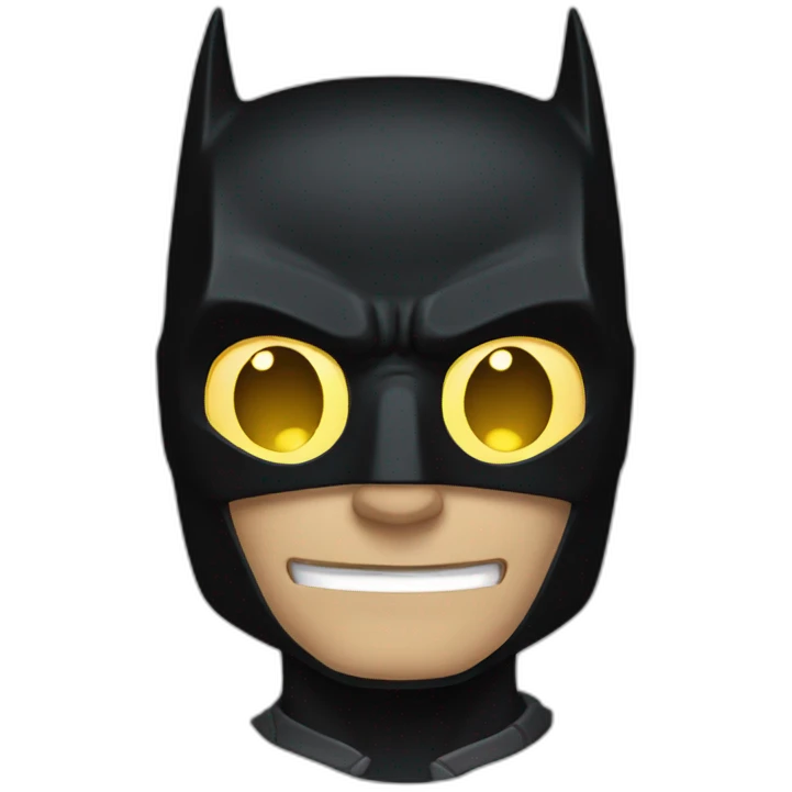 Batman at night emoji