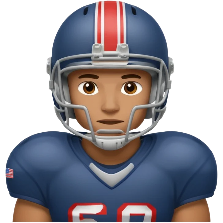 american football player emoji
