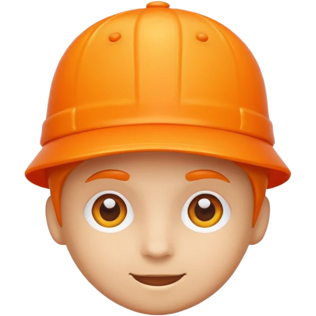Orange cap emoji