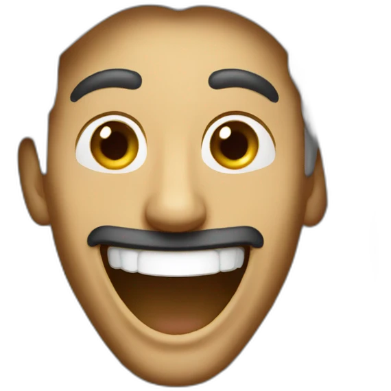 saudi man laughing emoji