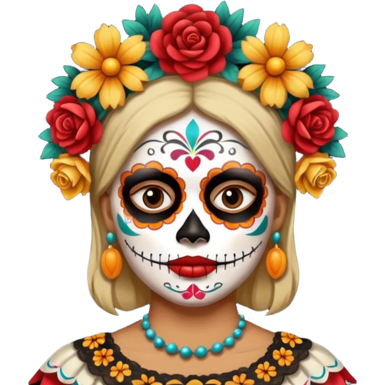 me gusta de día de muertos emoji