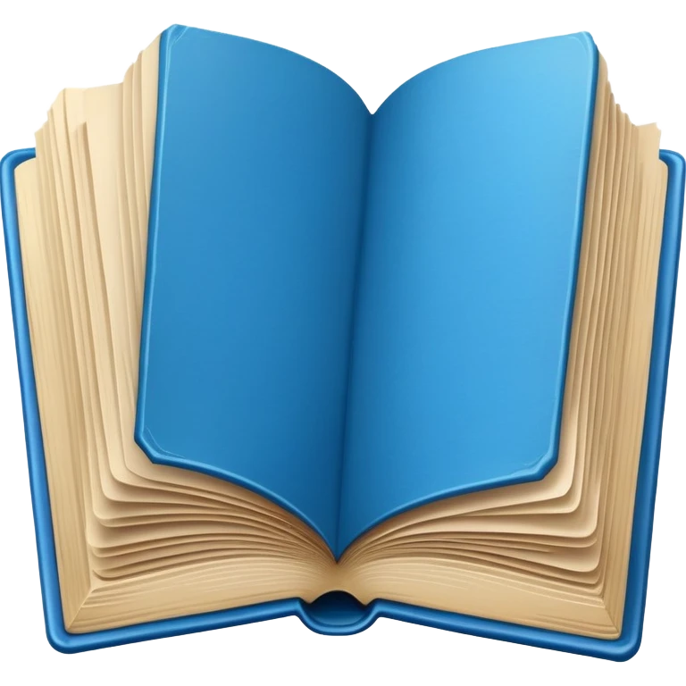 open book with blue cover emoji