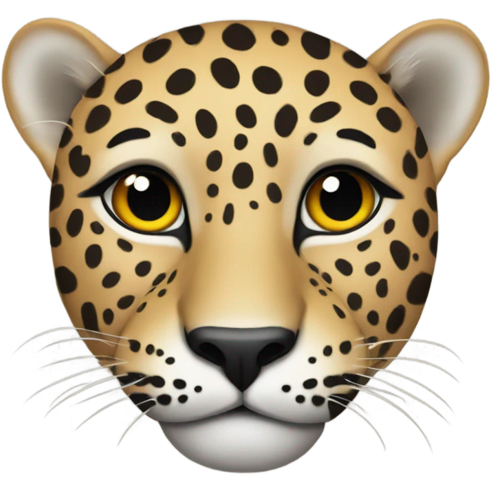 Round Jaguar emoji