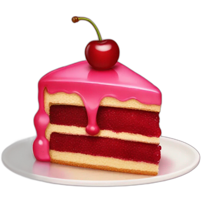 Cherry on cake emoji