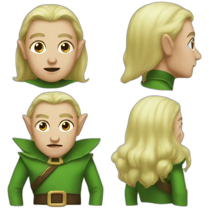 Online bad elf emoji