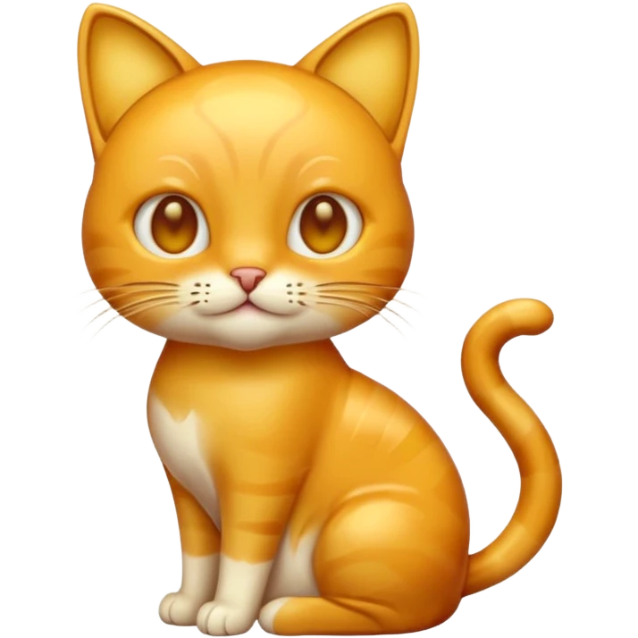 Cat made of honey emoji