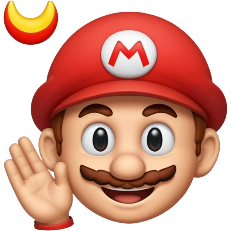 mario mooning emoji
