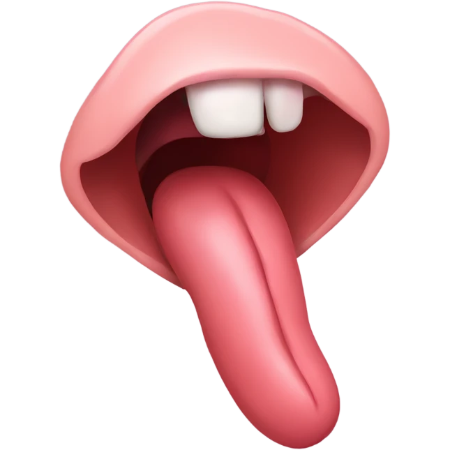 a tongue emoji