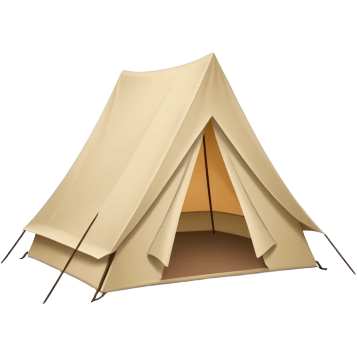 unfolded tent emoji